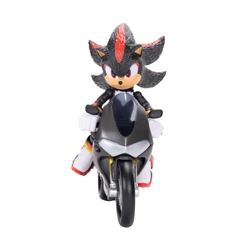 Jamakie 424064 (motorcycle) Sonic 3 Movie-5" Figure w/Vehicle (mortorcycle), C