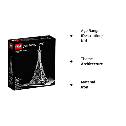 LEGO Architecture The Eiffel Tower Building Set by LEGO