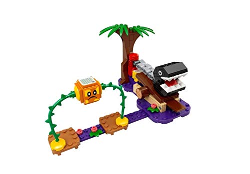LEGO 71381 Super Mario Chain Chomp Jungle Encounter Expansion Set, Buildable Game with Bramball Figure