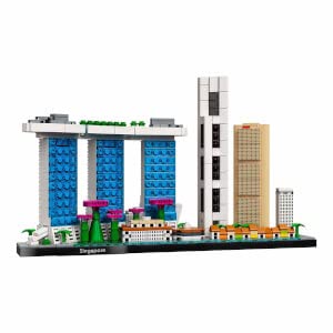 LEGO Architecture Singapore Model Building Set for Adults, Skyline Collection, Collectible Crafts Construction, Home Décor Gift Idea for Men, Women, Husband, Wife, Him or Her 21057