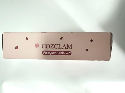 COZCLAM Pamper Gifts for Women, Spa Bath Sets for Women, Relaxation Gifts for Her, Birthday Gifts for Women, Mum Birthday Gifts, Best Friend Gifts, Womens Gifts for Birthday, Bath Bombs & Candle