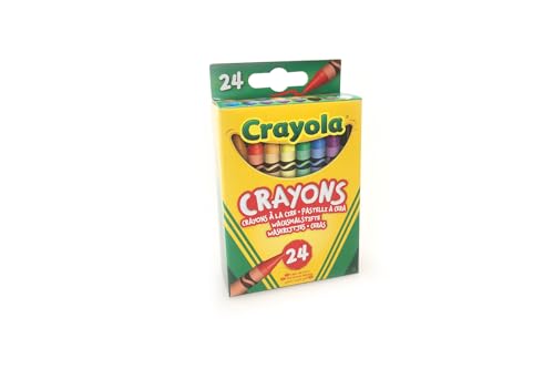 CRAYOLA Crayons, Bright Strong Colours, Multi, 24 Count (Pack of 1) (Packaging may vary) - Gift Guide