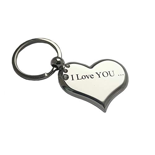 LT I Love You Gifts for her, Metal Keyring, Valentines Gifts for Her, Anniversary Present for Her, Gifts for Girlfriend, Romantic Gifts for Her