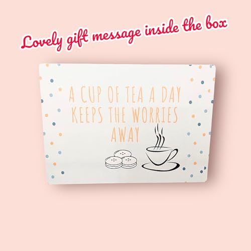 Tea Gift Set Hamper, with Border Biscuits, Marmalade and Honey Gift Set, Afternoon Tea Box for Tea Lovers, with Loose Mini English Tea Tins, All Occasions - Gift Guide