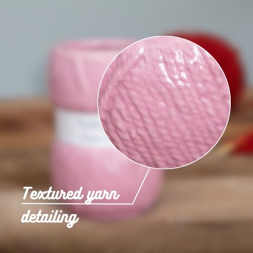Boxer Gifts Keeps Me from Unraveling Novelty Knitting Gift Mug For Women Or Man - Mugs Hold 12oz of Tea or Coffee - Cool Knit Accessories, Pink