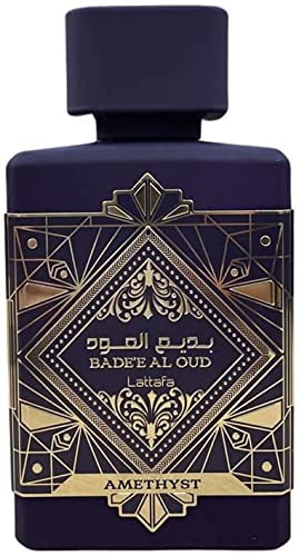 Badee Al Oud Amethyst 100ml | Eau de Parfum | Vanilla, Rose, Oud | Seductive Scent for Women by aClickAway