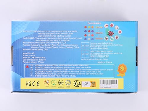 YILAIDA Air Dry Clay, 24 Colors Creative Educational Magic Clay Non Toxic Ultra Light Modeling Clay Best Gift for Boys Girls Perfect for Birthday Christmas - Gift Guide