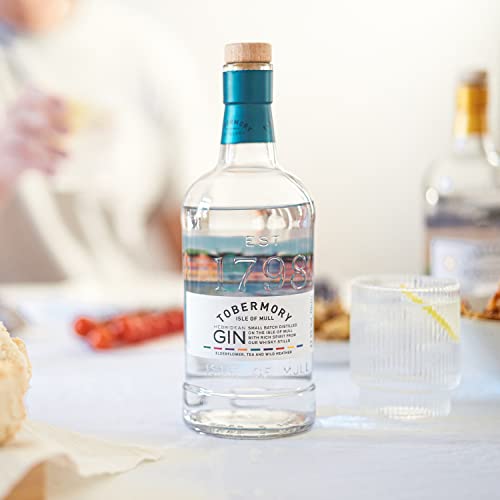 Tobermory Hebridean Gin, 70cl, Craft Scottish Gin with Gift Box