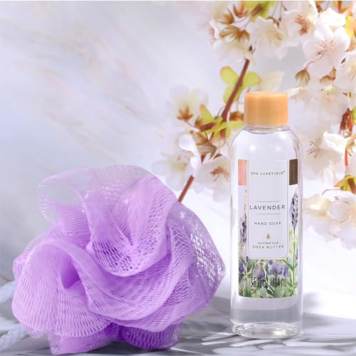 Pamper Gifts for Women-Spa Luxetique Spa Gift Set, 10pcs Lavender Bath Gift Set, Relaxing Bath Set with Bubble Bath, Body Lotion, Hand Cream, Mothers Day Gifts, Mum Birthday Gifts Christmas gifts