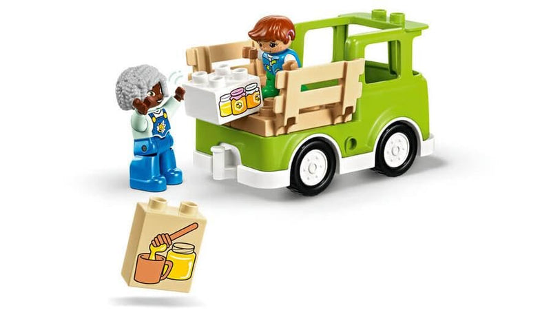 LEGO DUPLO Town Caring for Bees & Beehives, Kids’ Learning Toy with Drivable Truck, Beehive and 2 Figures, Early Development and Activity Toys, Gifts for Toddlers, Boys & Girls Aged 2 Plus 10419