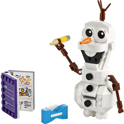 LEGO 41169 Disney Frozen II Olaf the Snowman Brick Built Figure,for 6 years and up, Princess' Elsa and Anna Collection
