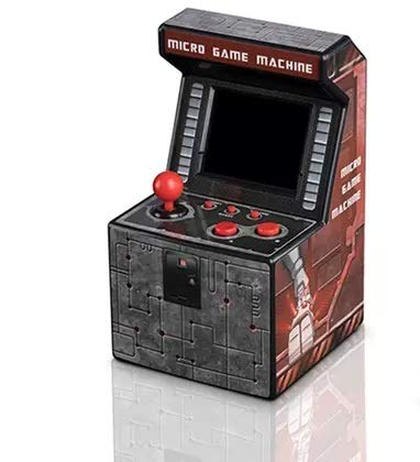 ITAL Mini Arcade Machine/Portable Mini Console with Retro Design And 250 Games / 16 Bits/Perfect As A Geek Gift For Children And Adults (Red)