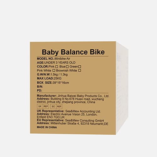 KORIMEFA Baby Balance Bike 1 Year Old Ride On Toys Baby First Bike 1st Birthday for Girls Boys Toddler Bike for 10-24 Months Baby Walker No Pedals