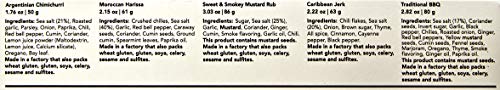 eat.art Barbecue Carnivore Club - 5 Meat Spice Selection Box Versatile BBQ Blend in Shaker - Perfect Meat Hamper Addition - Unusual Food Cooking Gifts Tasty BBQ Or Roast Dinners - Barbecue Grill Rubs - Gift Guide