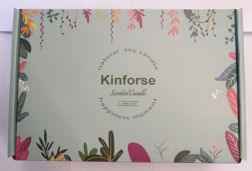 Kinforse 6 Pack Scented Candles Gifts for Women, Birthday Gifts for her, Gifts for Women, owl Gifts for Women, Novelty Gifts for Women, Aromatherapy Candles - Gift Guide