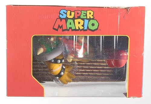 Nintendo Bowsers Lava Battle Set Action Figures, 2 Figures Included, Yellow