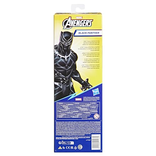 avengers Marvel Titan Hero Series Black Panther 12” Action Figure