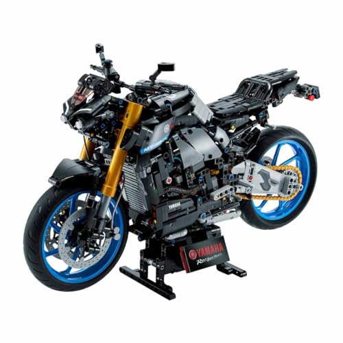 LEGO Technic Yamaha MT-10 SP Motorbike Mode Kit for Adults to Build, Authentic Motorcycle Replica Building Set with 4-Cylinder Engine, Functional Steering and AR App, Gift for Men & Women 42159