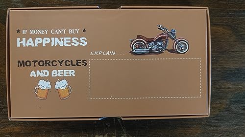 Novelty Christmas Gifts for Men Dad - Unique Motorbike Beer Gifts for Men Dad Him Brother Uncle Grandad Husband Christmas Stocking Fillers Birthday Gifts Secret Santa Xmas Small Gifts Advent Calendar