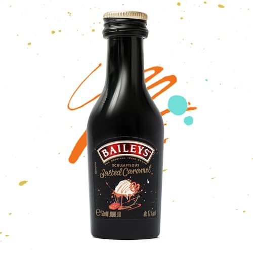 Baileys Gift Set - Original Irish Cream Liqueur, Espresso Creme, Salted Caramel x3 Alcohol Miniatures 5cl Bottles - Christmas Alcohol Gift Sets for Women, Men, Stocking, Secret Santa and Mum Gifts