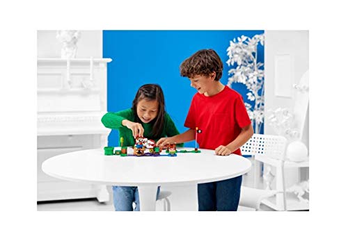 LEGO 71382 Super Mario Piranha Plant Puzzling Challenge Expansion Set, Soda Jungle Collectible Modular Playset with Spiny Figure
