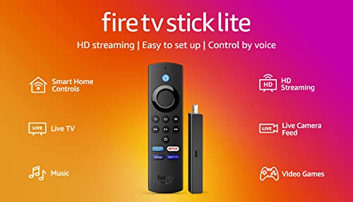 Amazon Fire TV Stick Lite with Alexa Voice Remote Lite, our most affordable HD streaming stick - Gift Guide