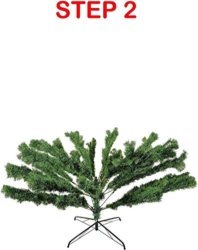 Abaseen 7ft Artificial Christmas Tree Xmas Pine Tree with Solid Metal Legs Perfect for Indoor and Outdoor Holiday Decoration (Green, 7FT) - Gift Guide