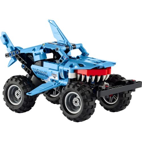 LEGO Technic Monster Jam Megalodon 42134 Model Building Kit; A 2-in-1 Build for Kids Who Love Monster Truck Toys; Kids Will Love Racing This Cool Shark Vehicle; For Ages 7+ (260 Pieces)
