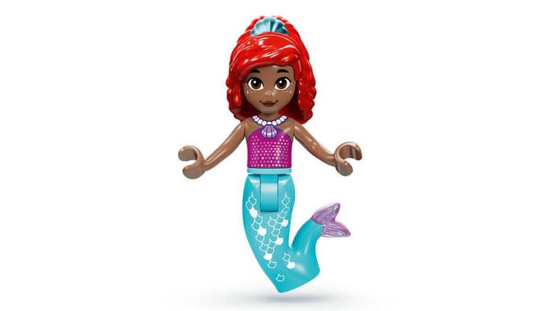 LEGO ǀ Disney Princess Ariel’s Crystal Cavern Buildable Toy Playset for Kids, Little Mermaid Mini-Doll, Fish Figure and Treasure Chest, Gift Made for 4 Plus Year Old Girls & Boys 43254