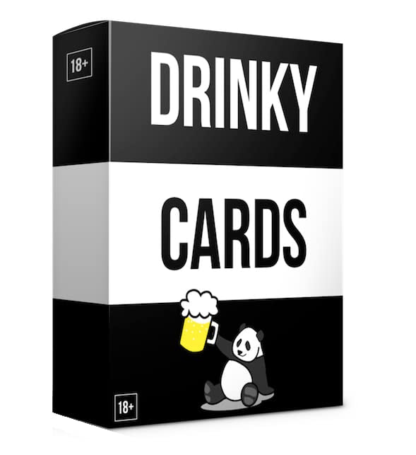 Drinky Cards - Drinking Games For Adults Party | Card Games For Adults | Fun Drinking Card Games | Hen Games & Stag Games | 100 Unique Challenges