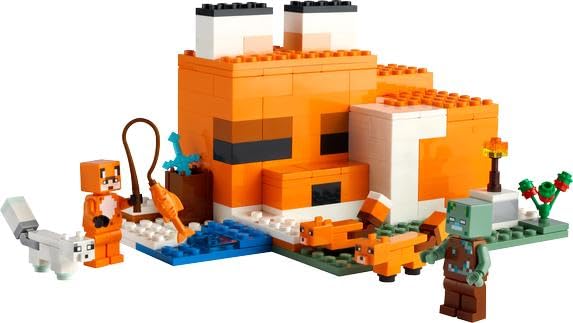 LEGO Minecraft The Fox Lodge 21178 Building Kit and Toy House Playset; Great Gift for Kids and Players Aged 8+ (193 Pieces)