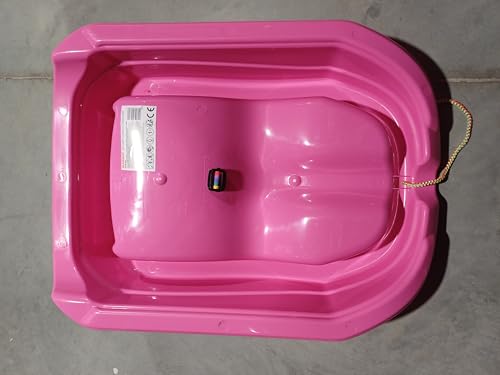 Children's Sledge with Safety Belt up to 3 Years (Pink)