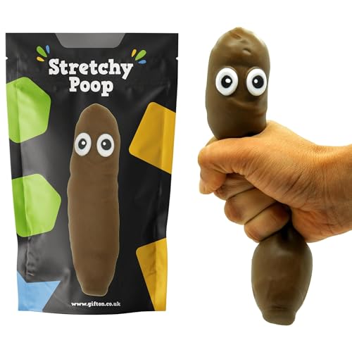 Gifton - Stretchy Poo Stress Relief Ball Fake Poop - Novelty 2020 Design - Gift for Boys Girls Men Women Teen Kids - Funny Birthday Joke Prank Present Christmas Stocking Filler Toys - 1 Supplied - Gift Guide