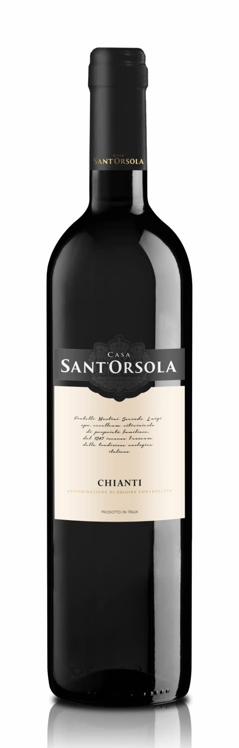 Sant'Orsola Barolo D.O.C.G. + Chianti D.O.C. + Montepulciano D.O.C. d'Abruzzo Italian Red Wine Giftbox - Luxury Red Wine - Gifts for Women - Mum - 3 x 750 ml