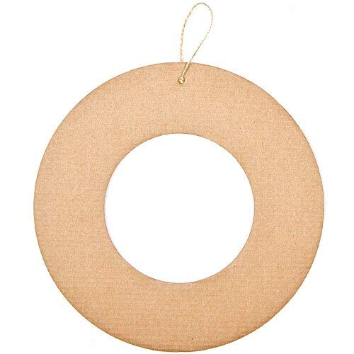 Baker Ross AF903 Craft Wreaths - Pack of 10, Wreath Making Kit, Great for Christmas Wreath Diy Kit, Wreath Making Supplies for Autumn and Wreaths for Crafts for Children,Brown,21cm - Gift Guide