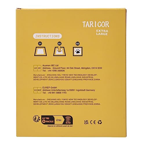 Taricor Pet Paw Print Kit Paw Print Kit for Dogs Cats 2 Pcs Inkless Pet Memorial Pawprint Stamp Pads with 2 Photo Frames 4 Imprint Cards Ink Pads for Dog Paws Pawprint Keepsake Kit - Gift Guide