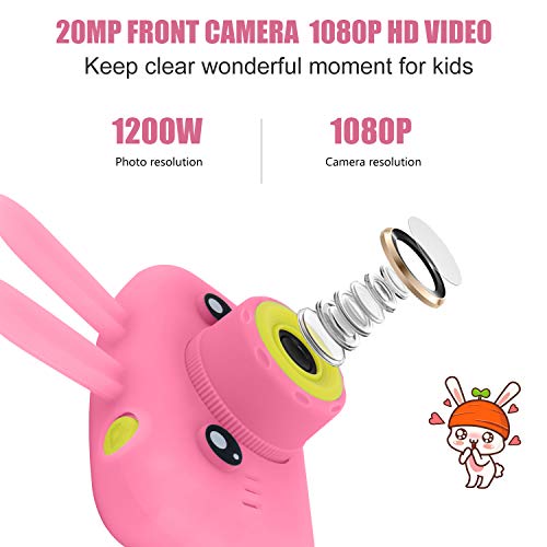 Kids Camera for 3-12 Year Old Girls, Digital Camera Girls Toys 2 inch for Children with 32GB SD Card Birthday Christmas Toy Gifts for 3 4 5 6 7 8 Year Old Girls Birthday Creative Gift Pink - Gift Guide