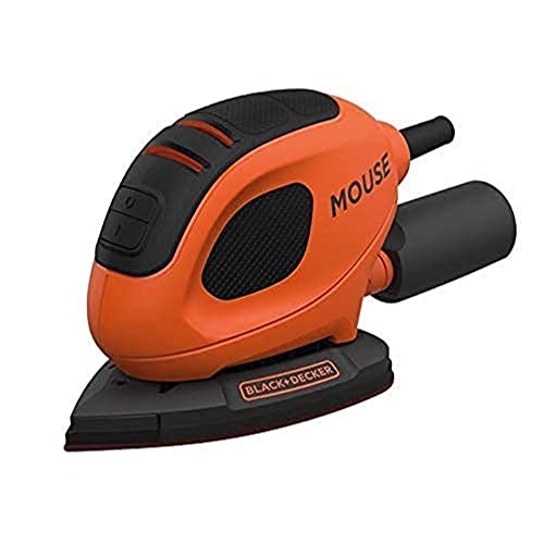 BLACK+DECKER Mouse Detail Sander, 55W, 240V, Corded, Includes 6 Sanding Sheets, BEW230-GB - Gift Guide