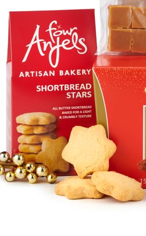 Thornton and France The Christmas Box Gift | Sweet Treats Luxury Christmas Food Hamper | Alcohol-Free Hamper with Truffles, Biscuits & Mince Pies | 5 Delicious Items - Gift Guide