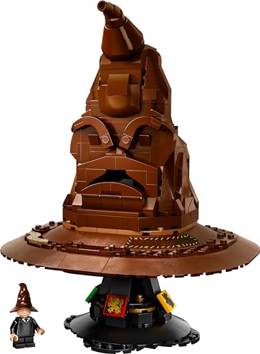 LEGO Harry Potter Talking Sorting Hat Set, Model Kits for Adults to build with 31 Randomised Sounds and a Character Minifigure, Wizarding World Gifts for Men, Women, Him or Her 76429