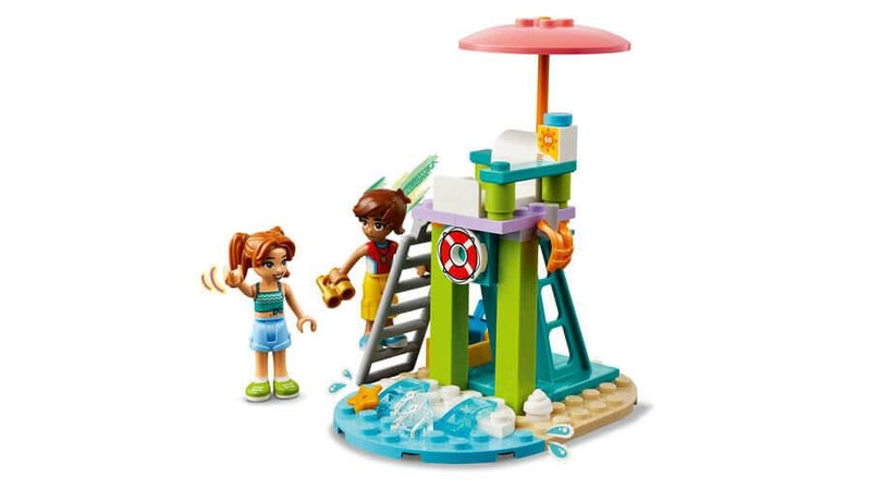 LEGO Friends Beach Water Scooter, Lifeguard Toy Building Set for 5 Plus Year Old Girls, Boys & Kids, with 2 Mini-Dolls and a Dolphin Figure for Imaginative Play, Birthday Gift Idea 42623
