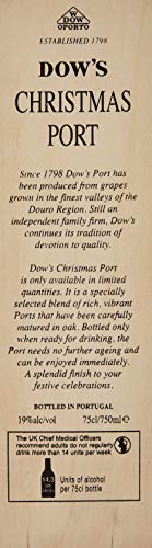 Dow's Christmas Port Wine in Wooden Gift Box, 75 cl
