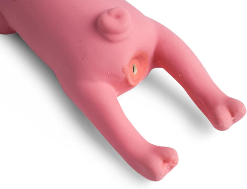 Petface Latex Lounging Pig Soft Chew Dog Toy - Gift Guide