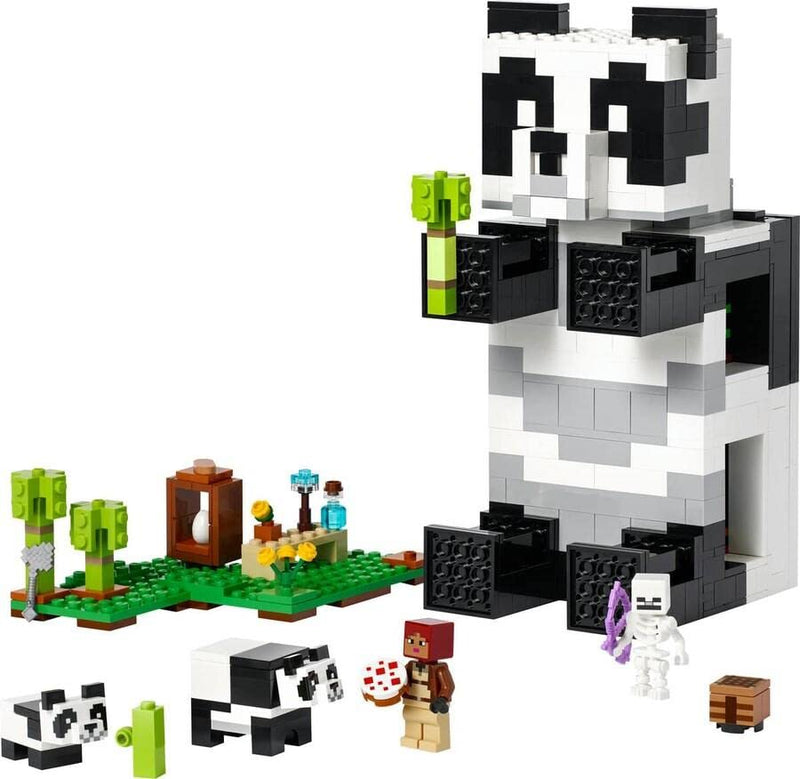 LEGO Minecraft The Panda Haven Set, Movable Toy House with Baby Pandas Animal Figures, Toys for 8 Plus Years Old Kids, Boys and Girls, Gift Idea 21245