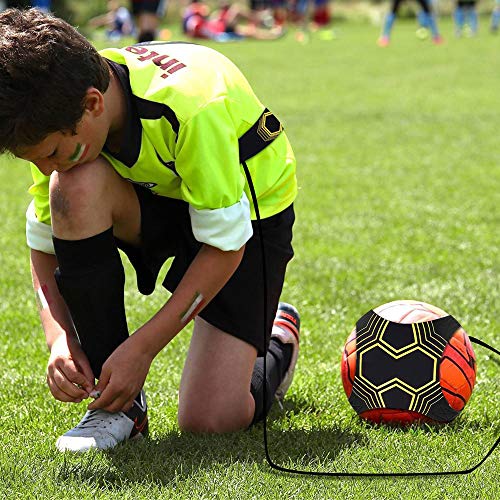 ONEVER Football Kick Trainer - Football Training Equipment, Soccer Solo Skill Practice Training Aid, Training Aid Football Skills Improvement for Kids Adults Football Gifts for Boys - Gift Guide