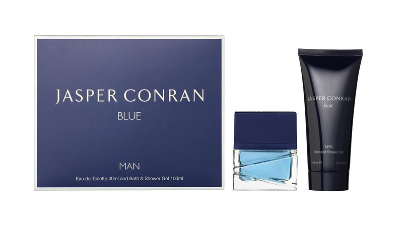 Jasper Conran Blue Man Gift Set EDT 40ml & Shower Gel 100ml