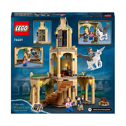 LEGO Harry Potter Hogwarts Courtyard: Sirius’s Rescue 76401 Building Kit; Recreate Scenes from Harry Potter and the Prisoner of Azkaban; Castle Playset Birthday Gift for Kids Aged 8+ (345 Pieces)