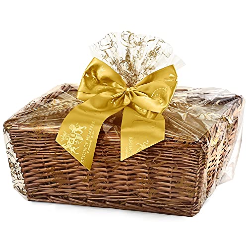 Gourmet Non Alcoholic Gift Hamper - Alcohol Free Stratford Hamper with Elderflower & Rose Presse, Luxury Cheddar, Shortbread, Fruit Cake - Luxury Food and Drink Gifts, from Regency Hampers