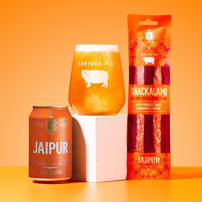 Serious Pig | IPA Beer & Salami Gift Box | Jaipur Pairing Pack (8 Pack) - Gift Guide