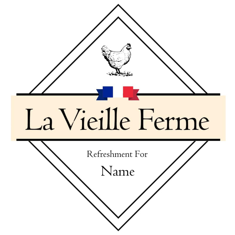 Personalised La Vieille Ferme Rose Wine Gift Set (75cl) - Wine Gifts for Women, Birthdays, Christmas, Graduation, Mothers Day, Chicken Wine